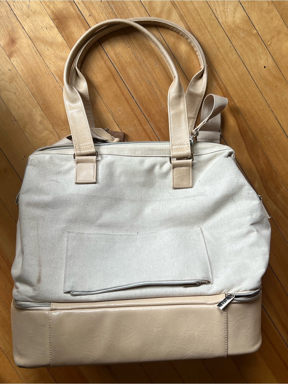 BEIS Mini Weekender Travel - Beige - Picture 2 of 4
